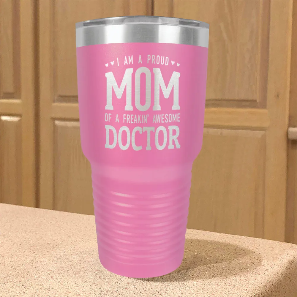 Proud Mom Personalized Stainless Steel Tumbler