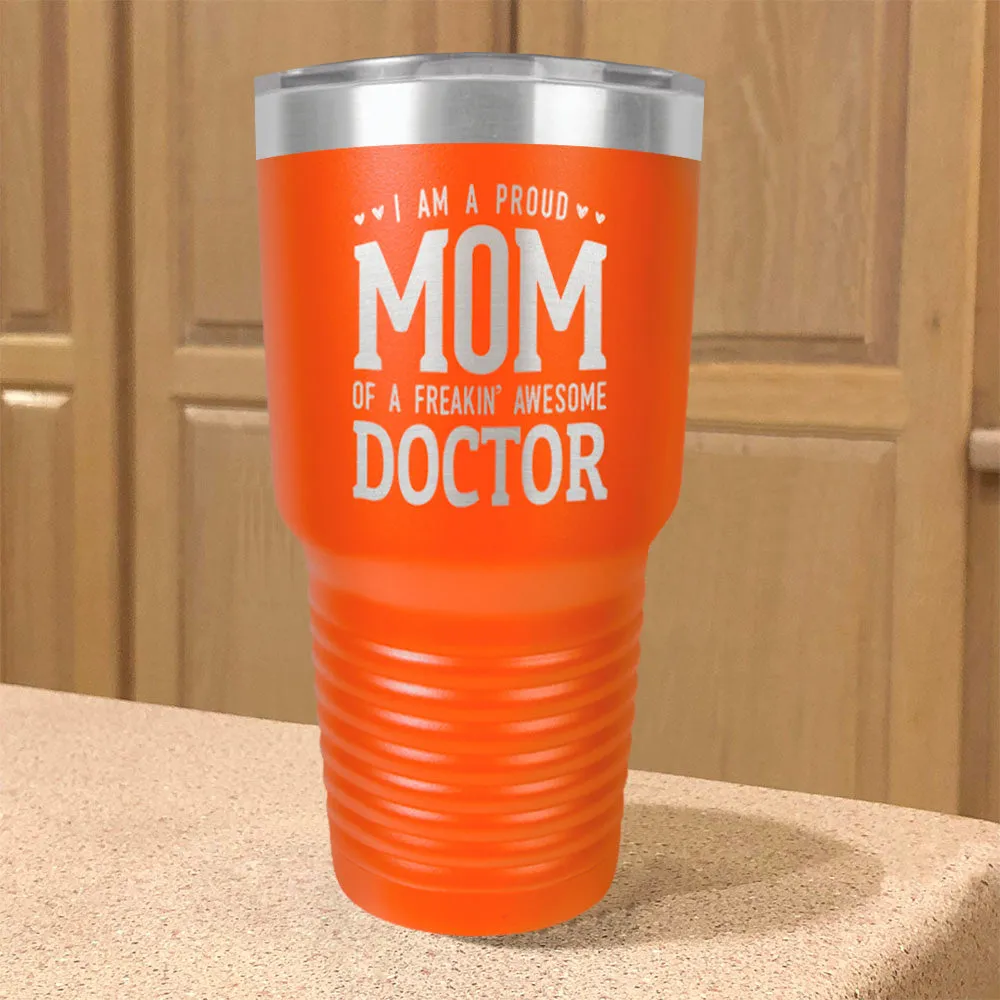 Proud Mom Personalized Stainless Steel Tumbler