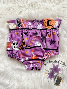 Purple Witch Bloomers - 5T