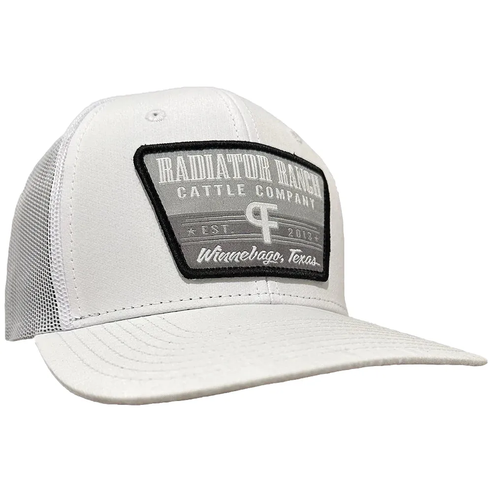 Radiator Ranch White Cap Black Patch