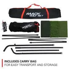 Rukket Haack Golf Net + Tri-Turf Mat