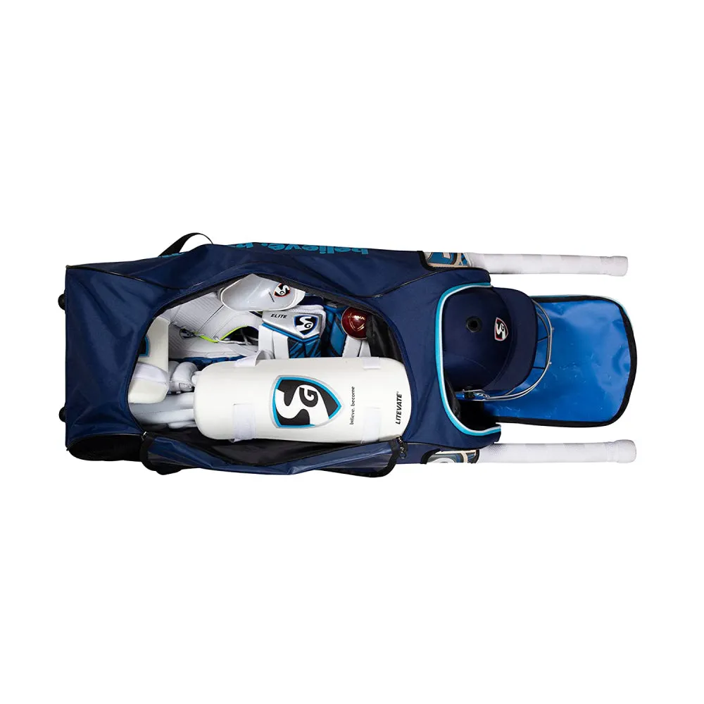 SG 22 Drifter Cricket Kit Bag With Trolley (Blue)