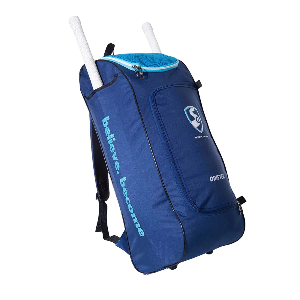 SG 22 Drifter Cricket Kit Bag With Trolley (Blue)