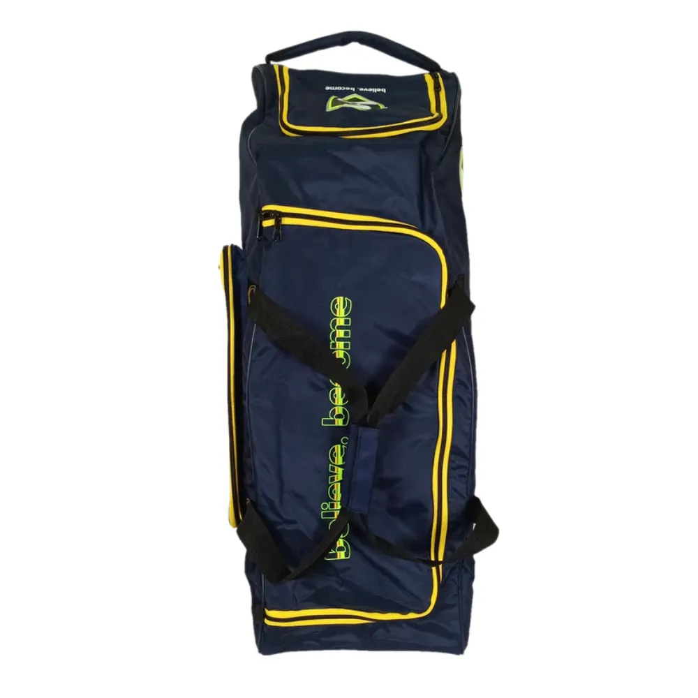 SG Smartpak 1.0 Wheelie Cricket Kit Bag (Blue/Yellow)