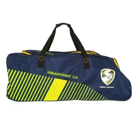 SG Smartpak 1.0 Wheelie Cricket Kit Bag (Blue/Yellow)