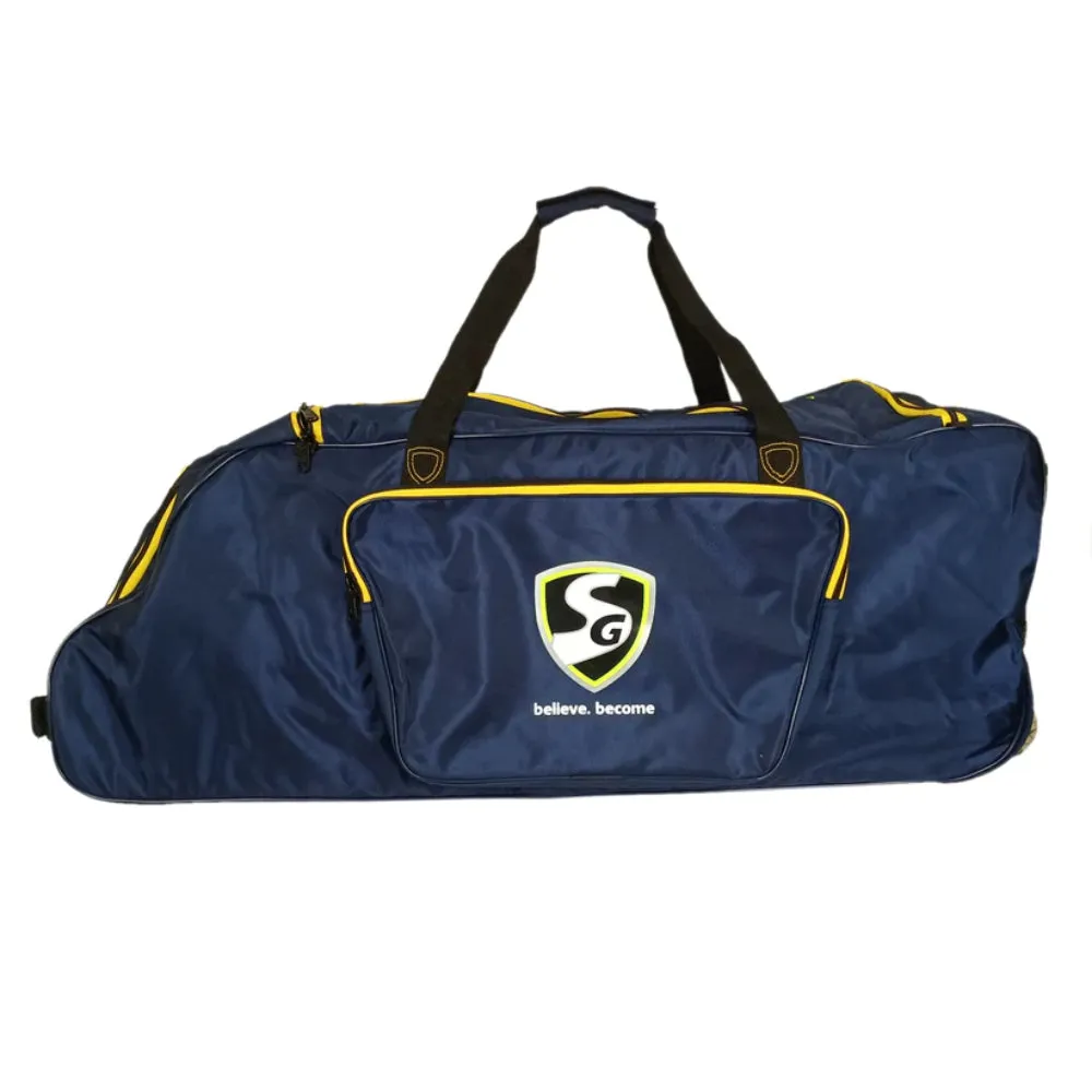 SG Smartpak 1.0 Wheelie Cricket Kit Bag (Blue/Yellow)