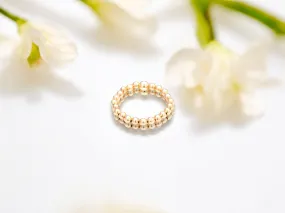 Stack of Two 18k Gold Filled 3mm Bead Rings