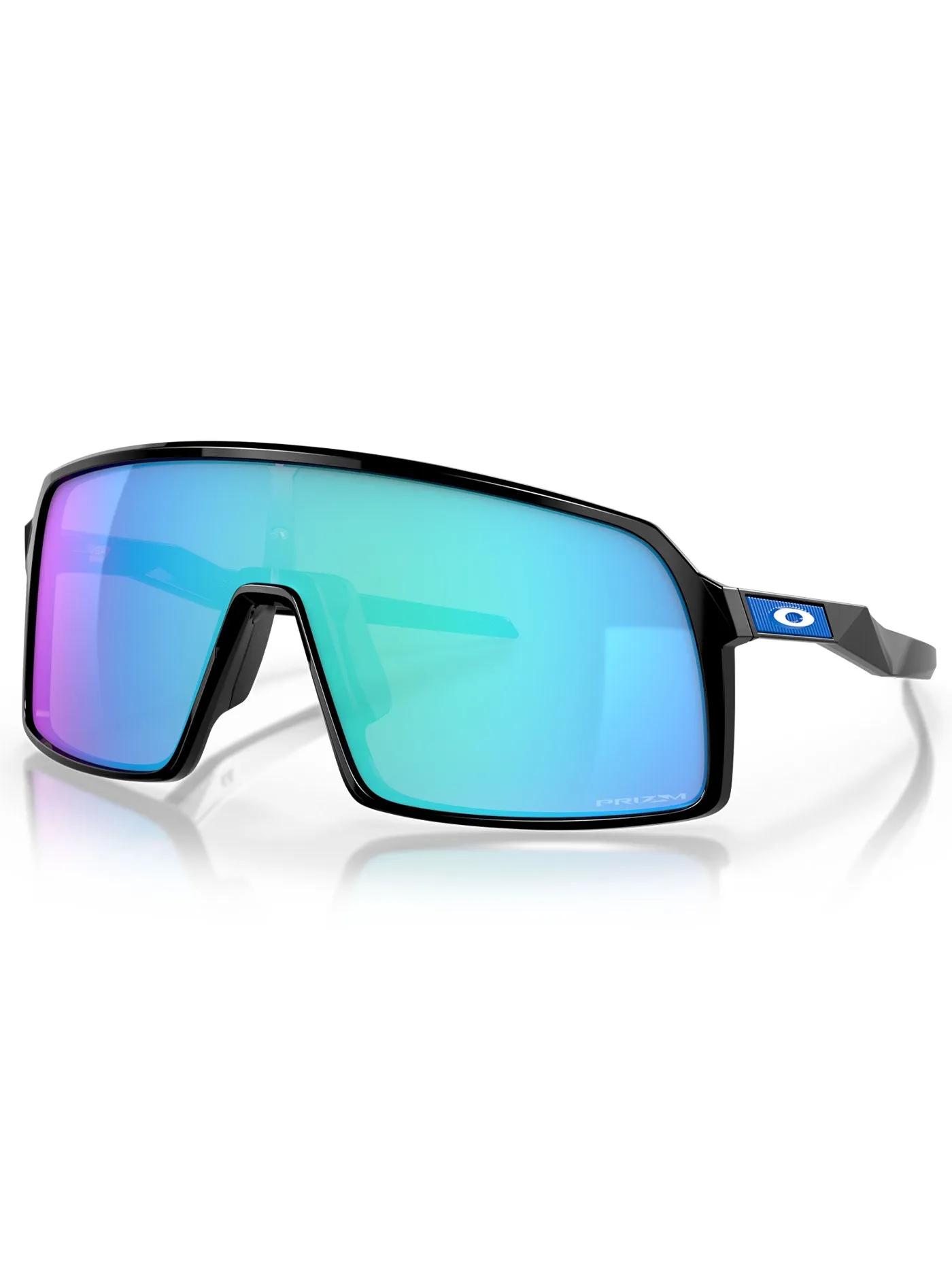 Sutro Polished Black/Prizm Sapphire Sunglasses