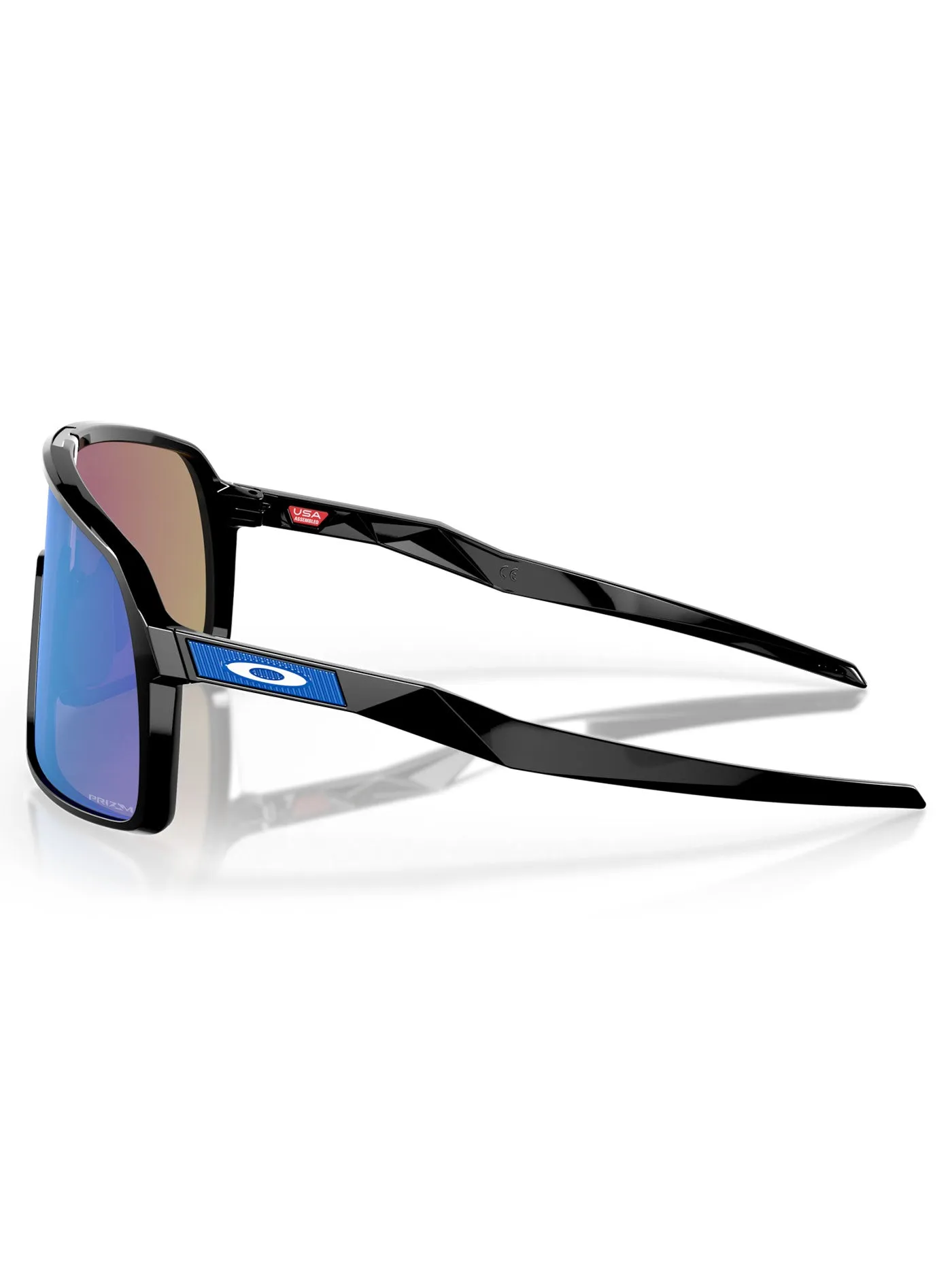 Sutro Polished Black/Prizm Sapphire Sunglasses