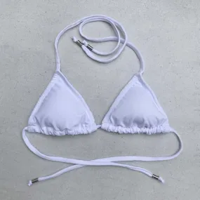 Triangle Bikini Top - WHITE