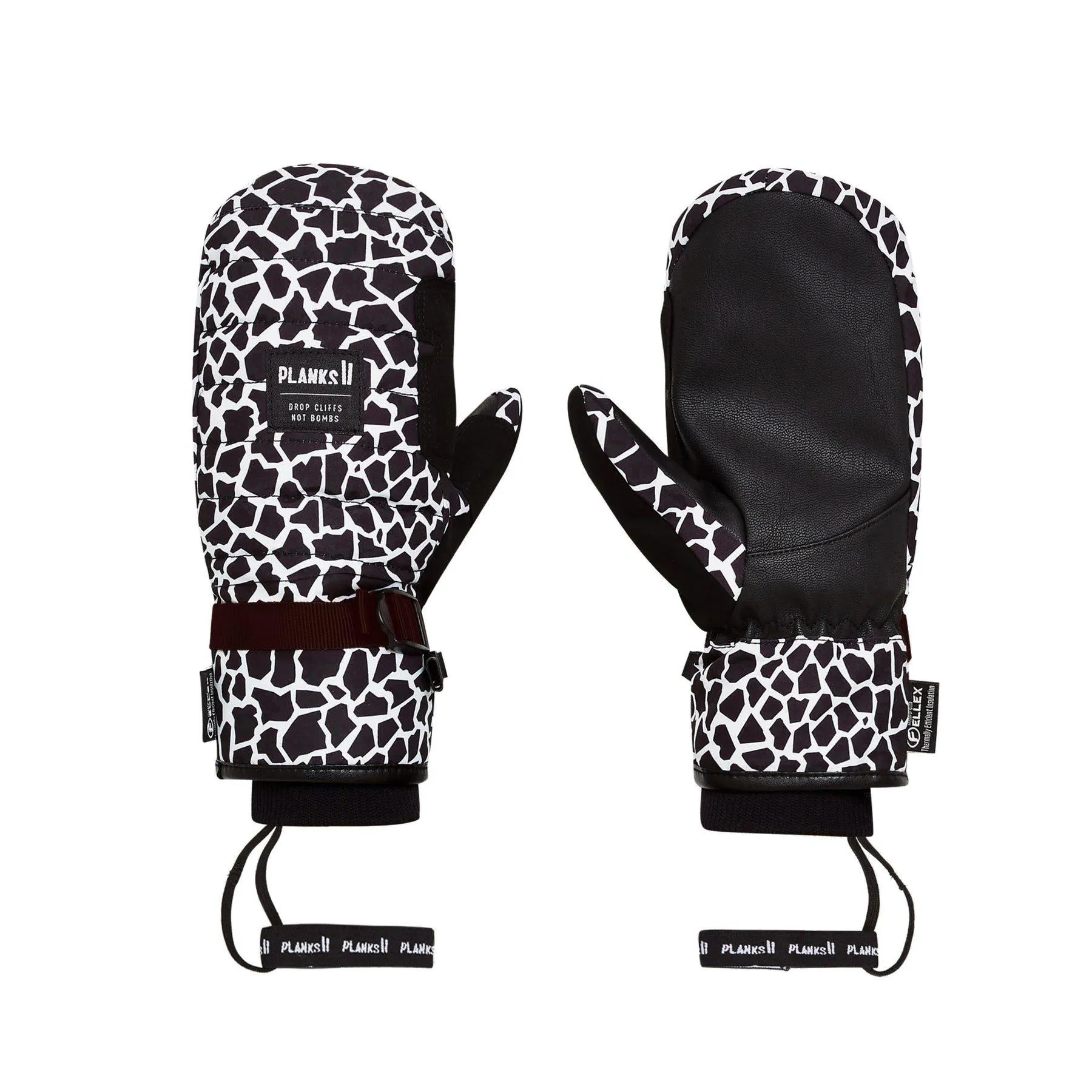 Unisex Bro Down Mitt - White | Ski Gloves UK