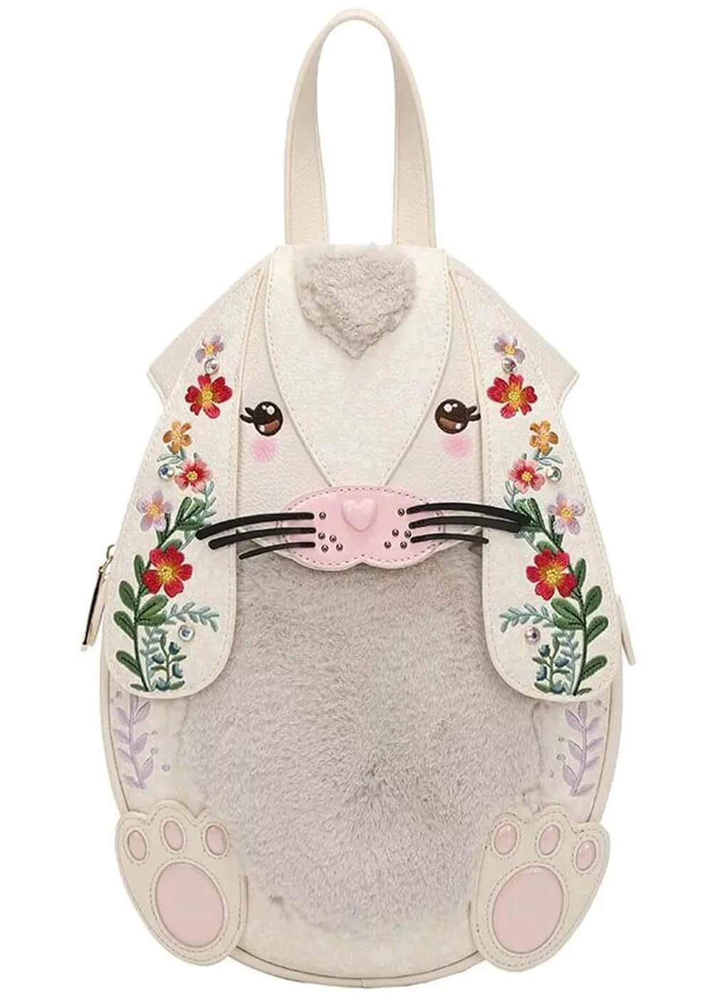 Vendula London Woodland Rabbits Briar Bunny Backpack White