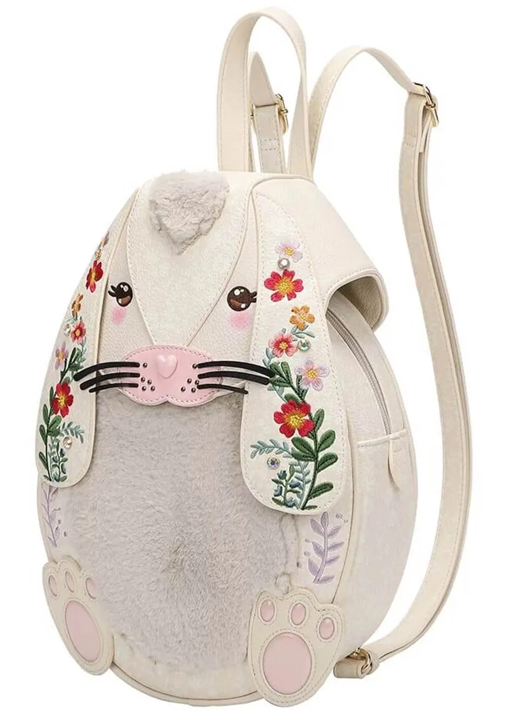 Vendula London Woodland Rabbits Briar Bunny Backpack White