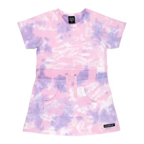 Villervalla Lavender / Raspberry Tie Dye Sweatdress