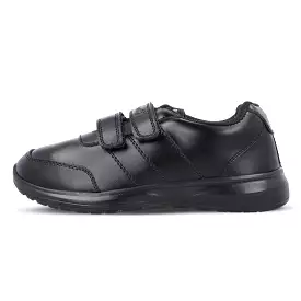 Walkaroo kids School Shoes -WV502 Black