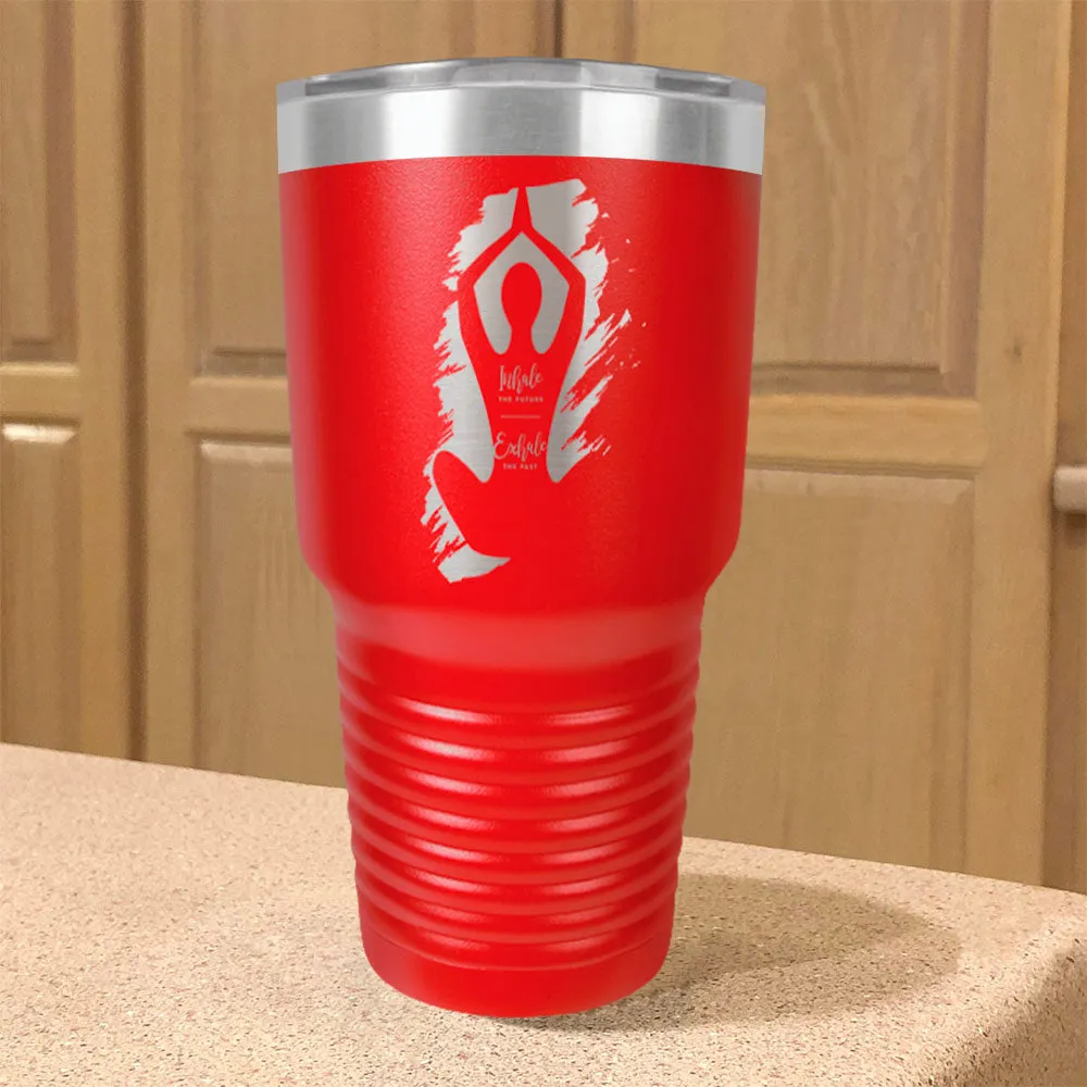 Yoga Inhale Exhale Stainless Steel Tumbler